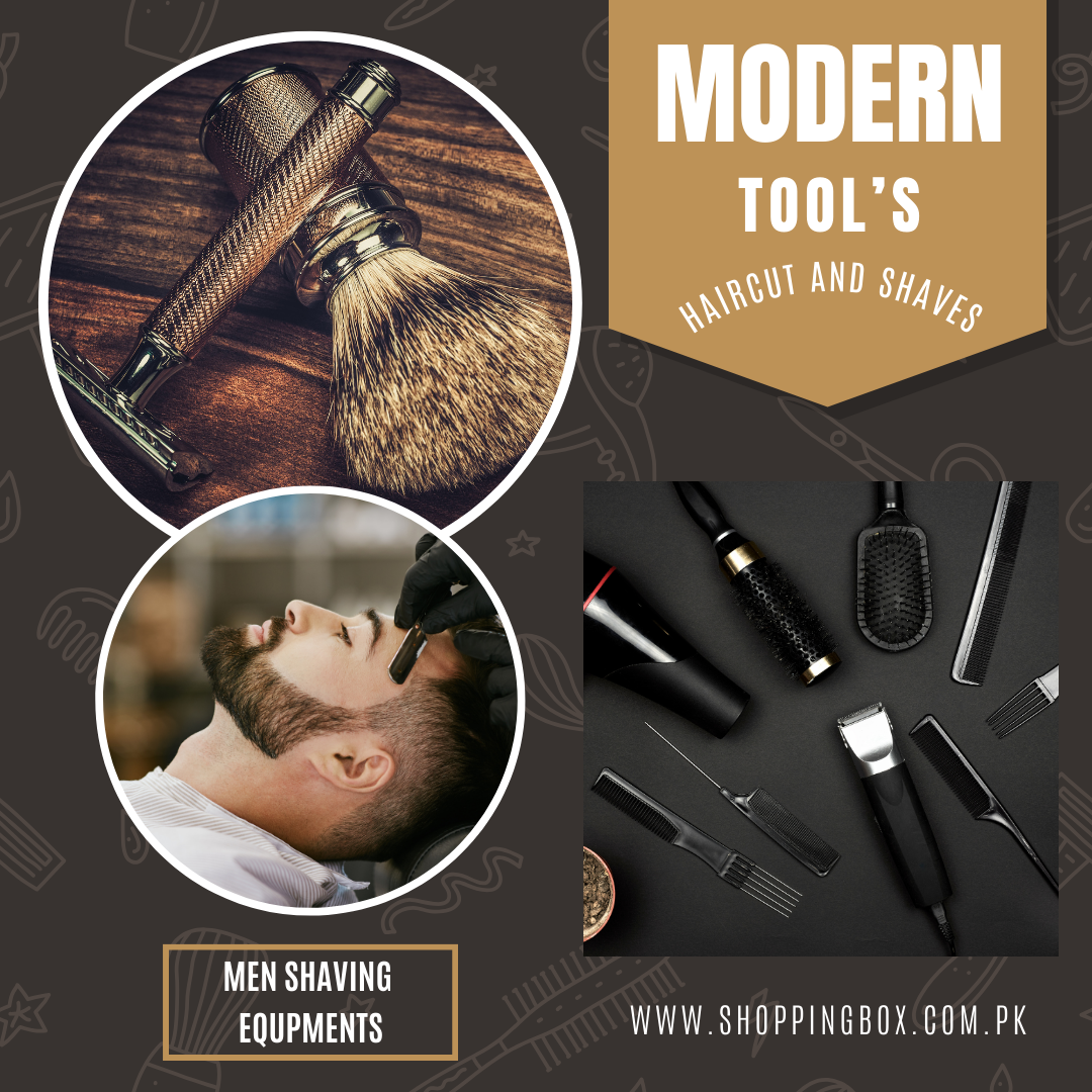 Men’s grooming products in Pakistan – haircut trimmers, razors, shaving creams & hair styling gels – available at Shopping Box