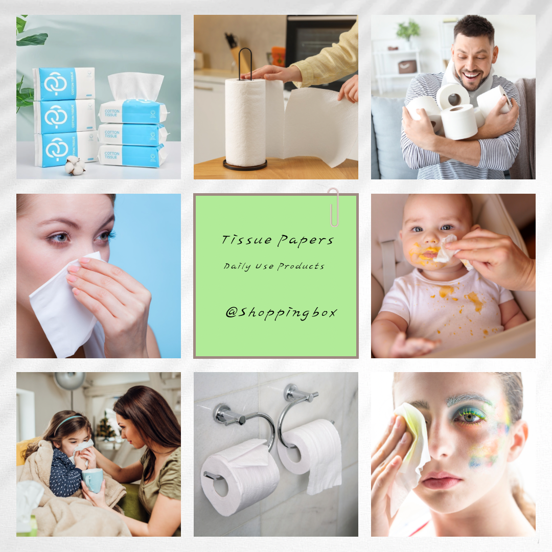 kitchen rolls to toilet and facial tissues, Shopping Box offers soft, strong, and affordable essentials in Pakistan