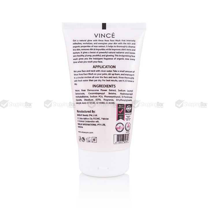 VINCE ROSE FACE WASH