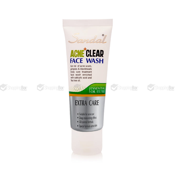 Sandal Acne Clear Face Wash 100ml – Shopping Box original photo