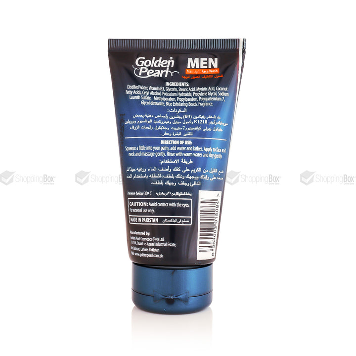 MAX LIGHT MEN FACE WASH