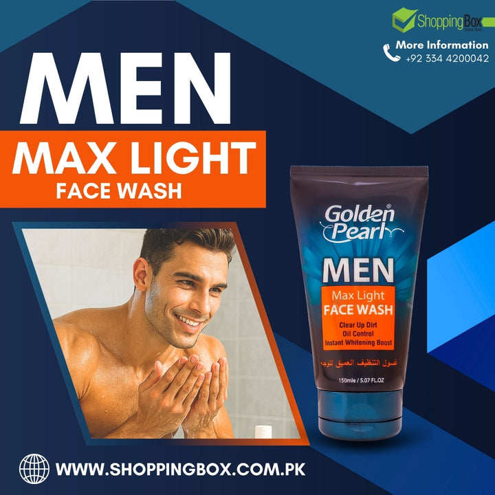 MAX LIGHT MEN FACE WASH