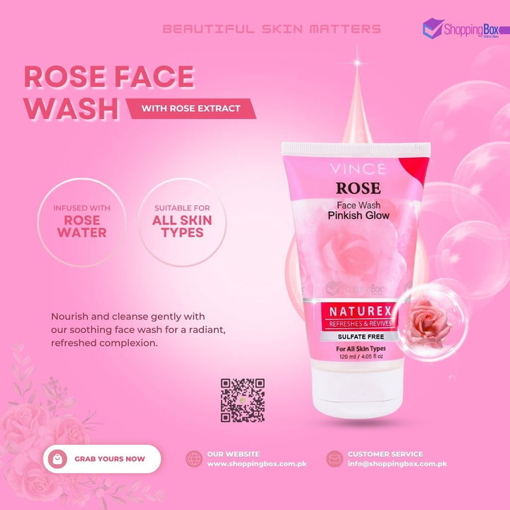 VINCE ROSE FACE WASH