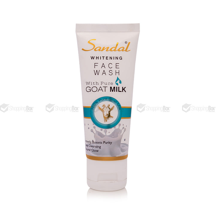 Sandal Goat Milk Face Wash 100ml tube – front view