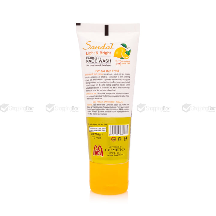 Sandal Light & Bright Face Wash for Skin Brightening – Studio Photo