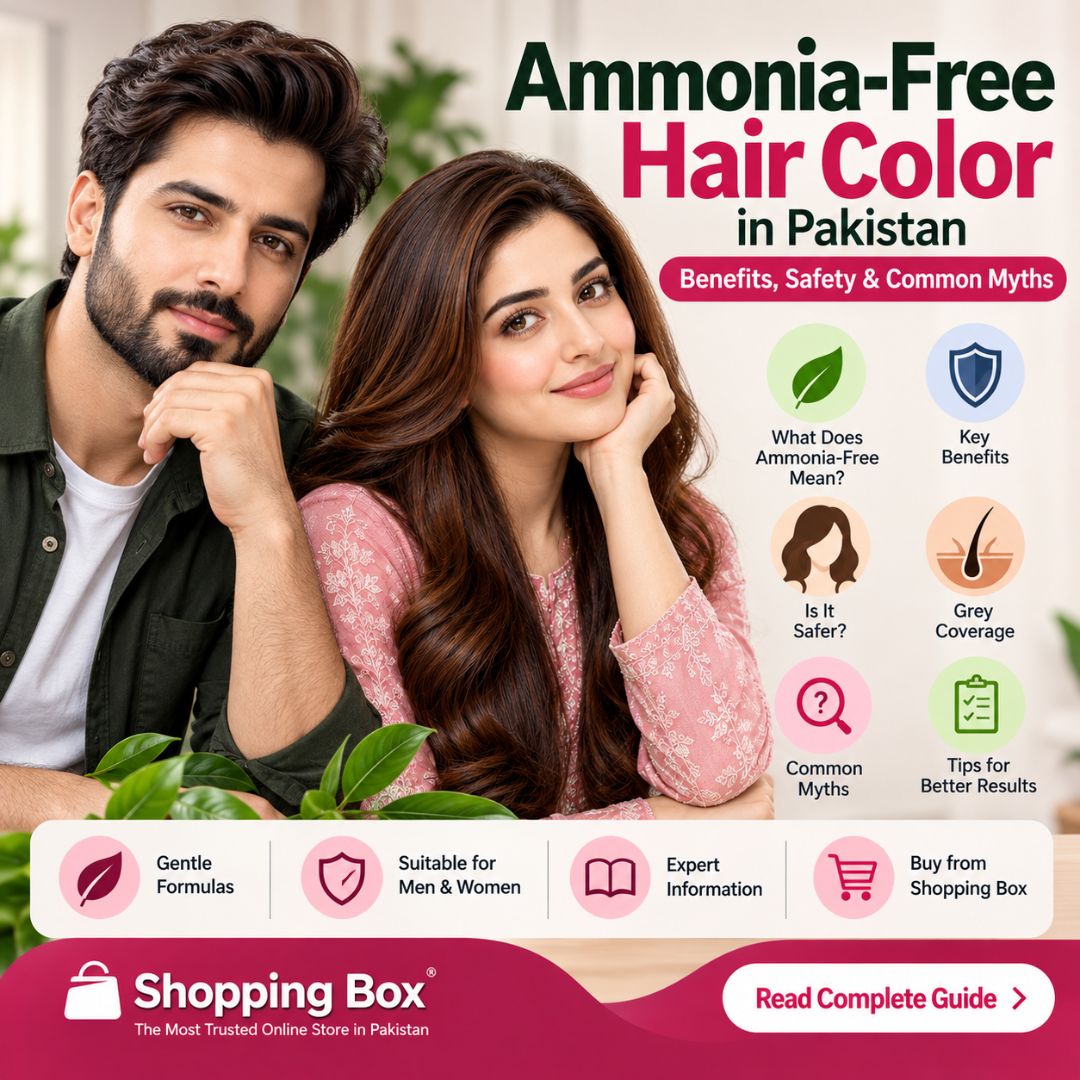 Ammonia-Free Hair Color in Pakistan – Benefits, Safety & Common Myths
