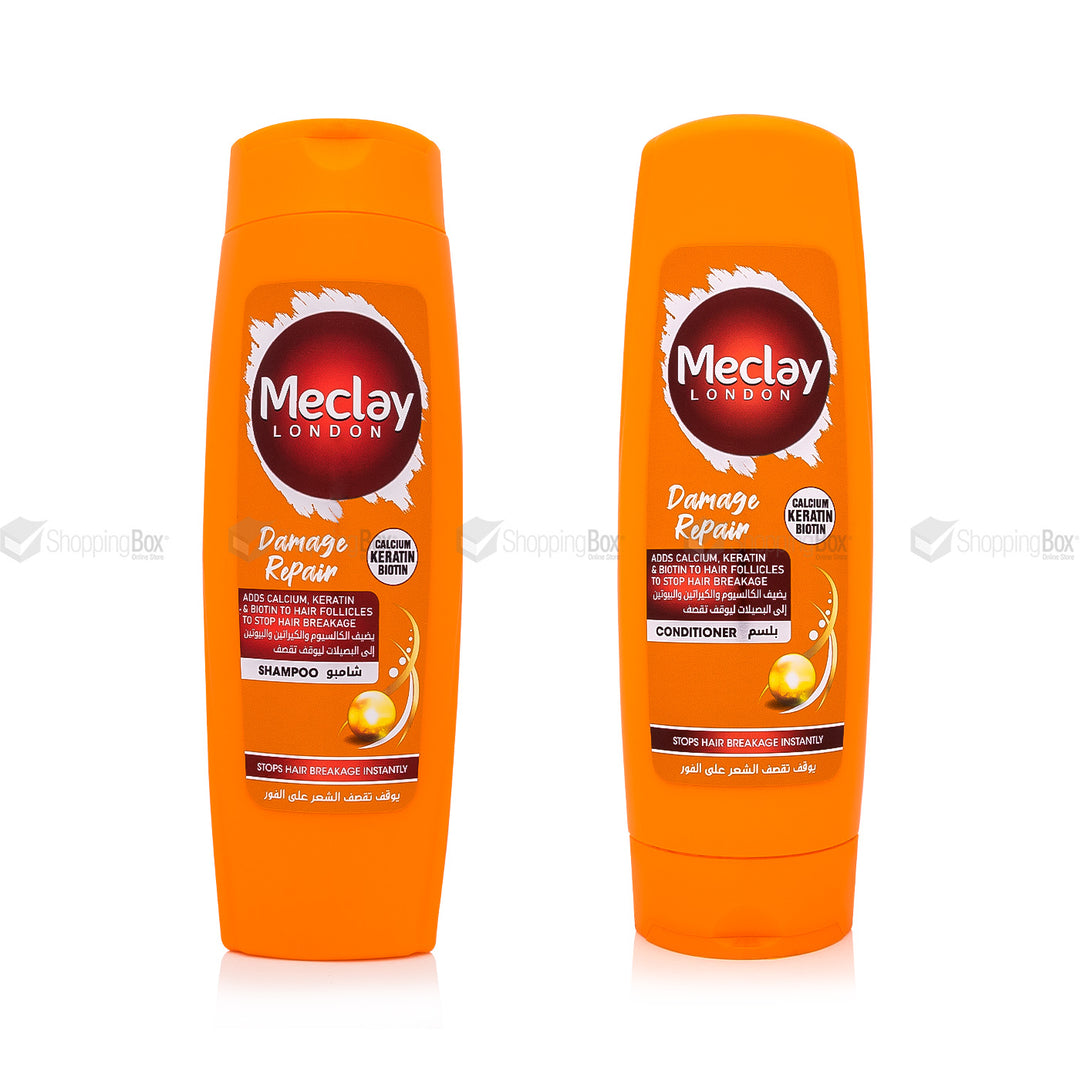 Meclay Damage Repair Shampoo 185ml and Conditioner 180ml bundle