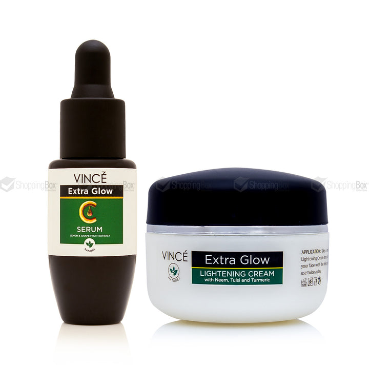 💫 Vincé Extra Glow Duo – Serum & Cream Combo
