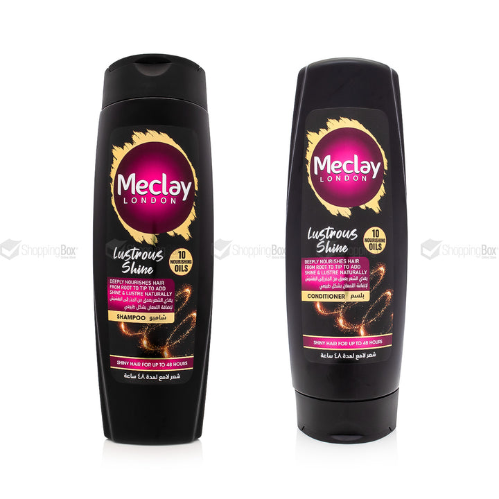 Meclay London Lustrous Shine Shampoo 360ml + Conditioner 350ml