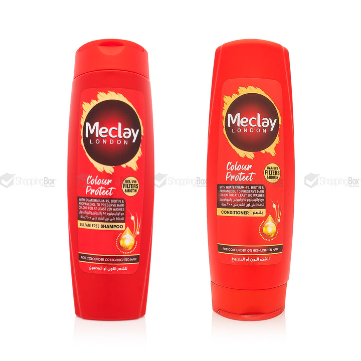 Meclay Color Protect Shampoo 360ml and Conditioner 350ml bundle front view