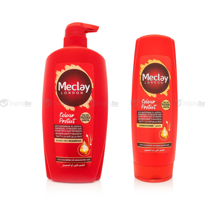 Meclay Color Protect Shampoo 660ml and Conditioner 350ml bundle front view