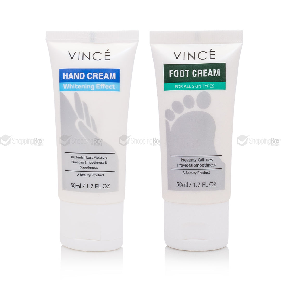 Vince Hand Cream and Foot Cream bundle for daily moisturization and skin nourishment