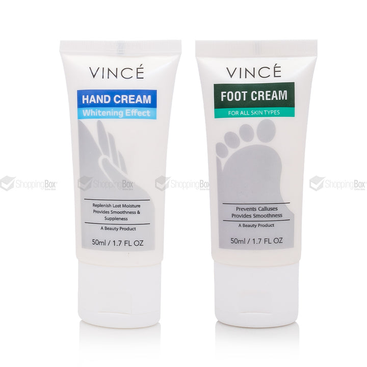 Vince Hand Cream and Foot Cream bundle for daily moisturization and skin nourishment