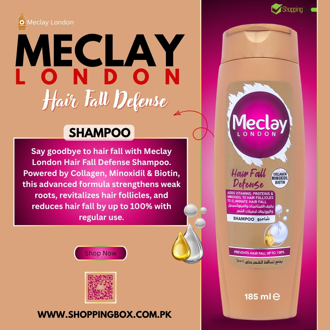 Meclay London Hair Fall Defense Shampoo