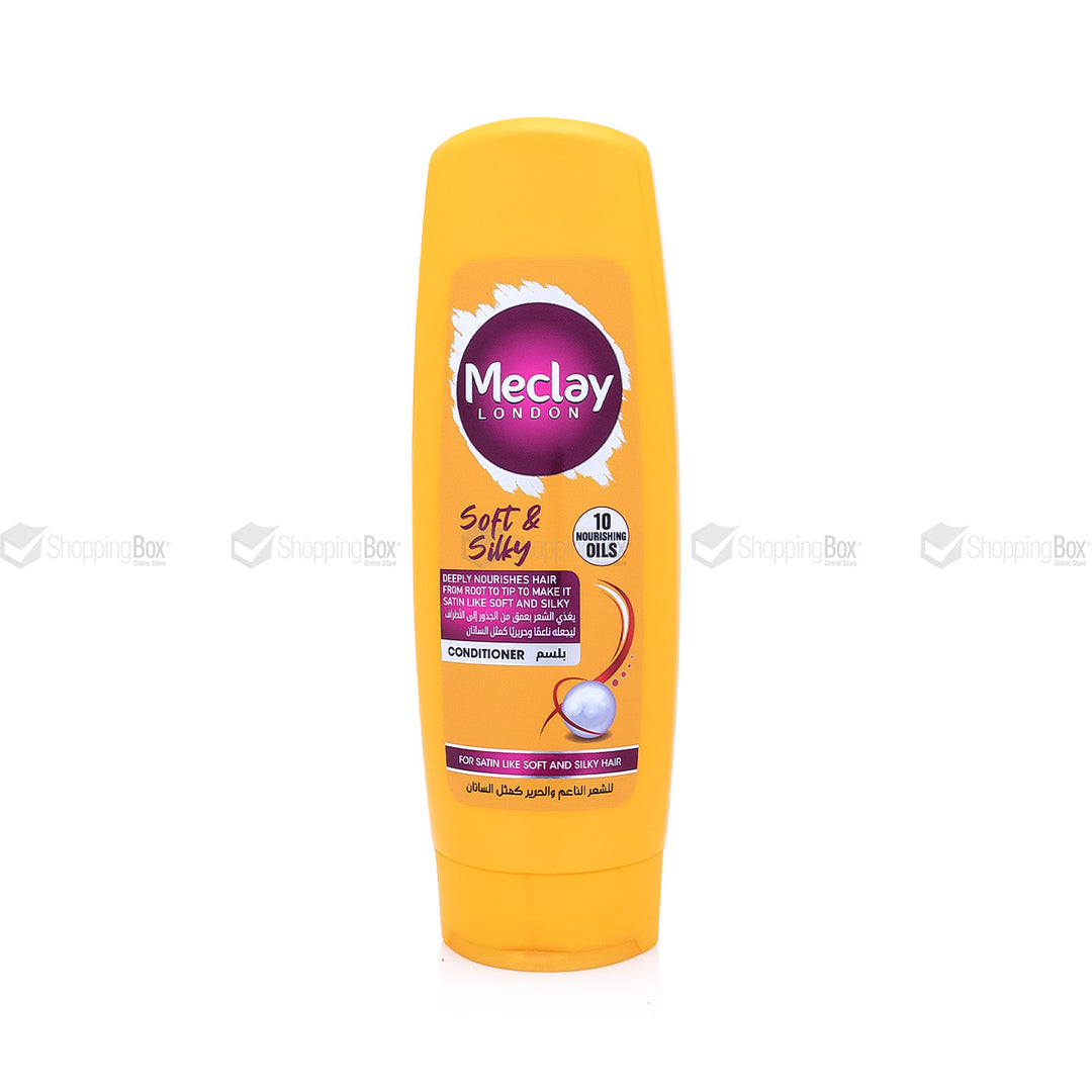 Meclay conditioner bottle on a white background