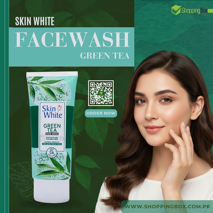 Skin White Green Tea Face Wash