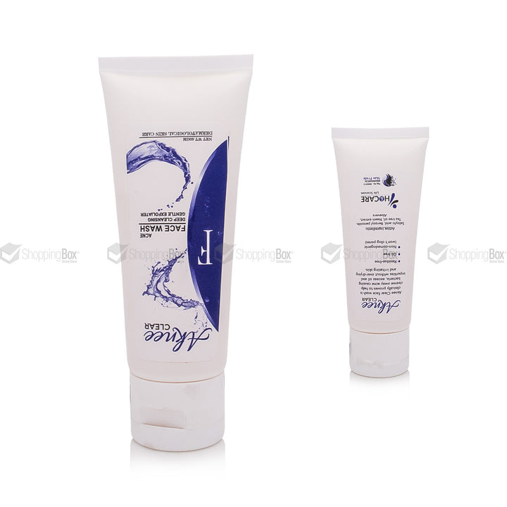 Aknee Clear Acne Face Wash 60gm tube showing front design