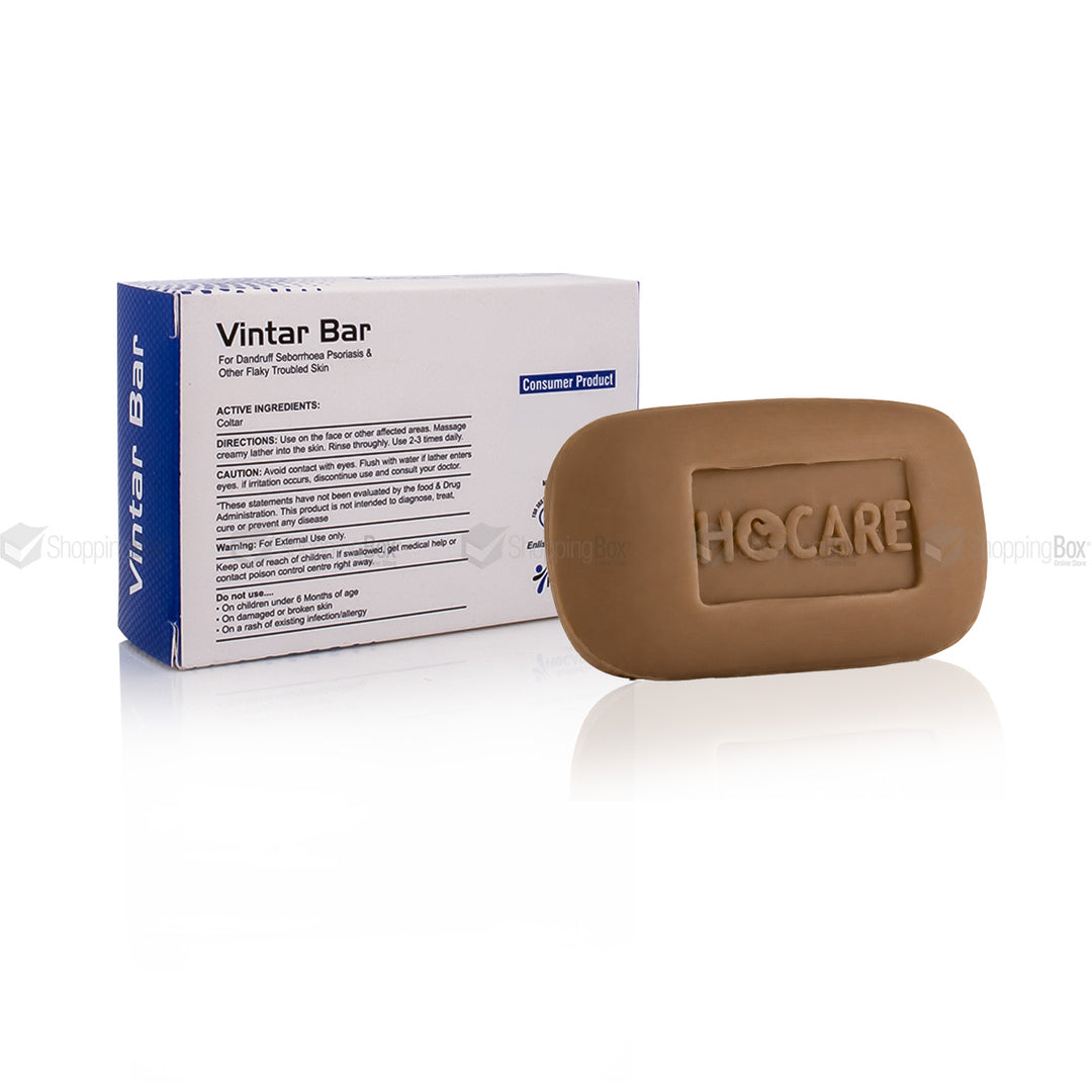 Vintar Bar Soap back packaging with usage directions