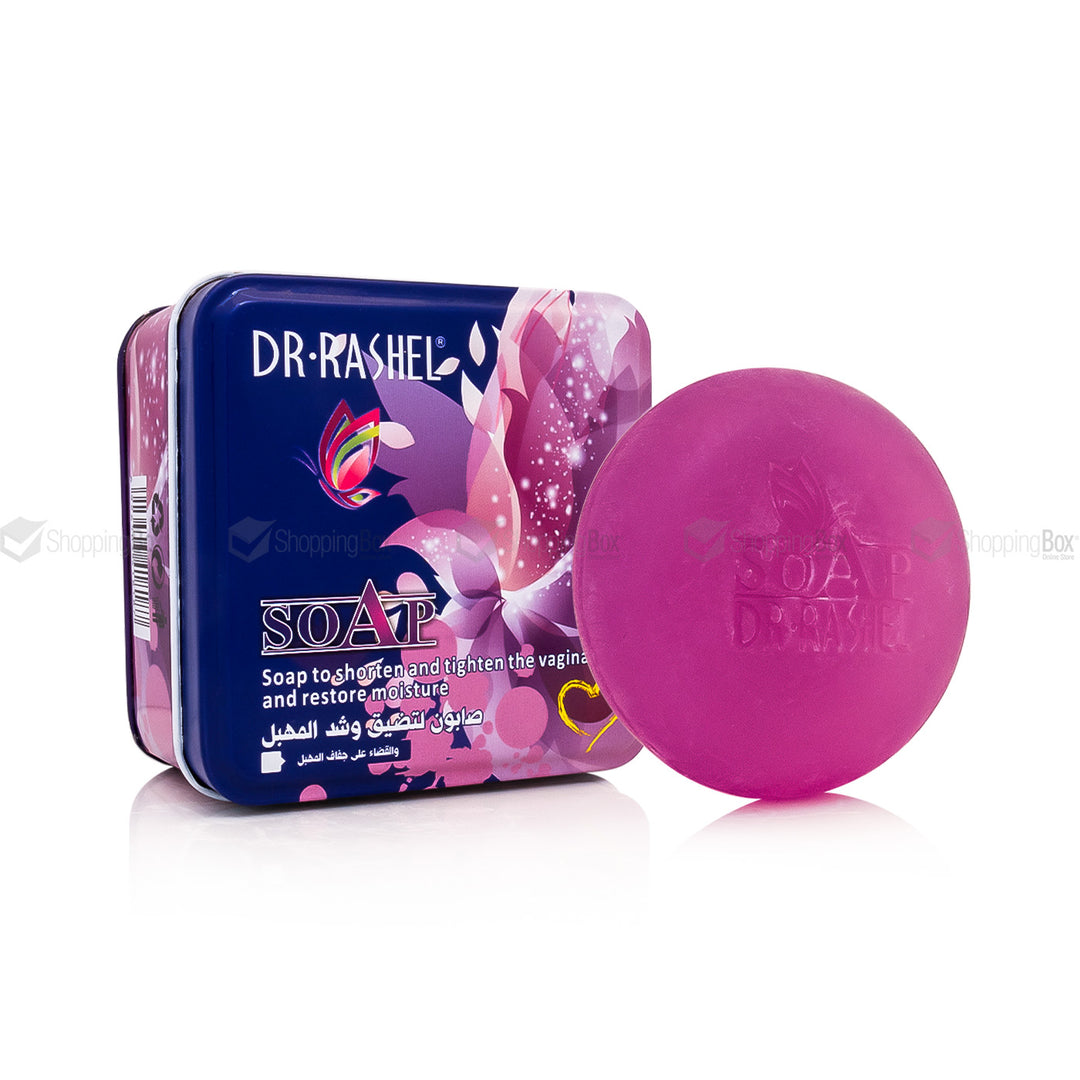 Front view of Dr Rashel Feminine Hygiene Soap 100 g.