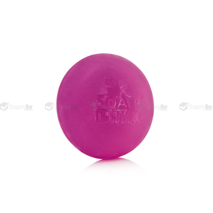 Purple soap bar with 'DAR COLODS' branding on a white background