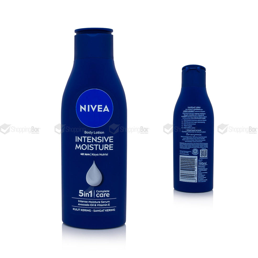 Nivea Intensive Moisture Body Lotion 190ml front packaging