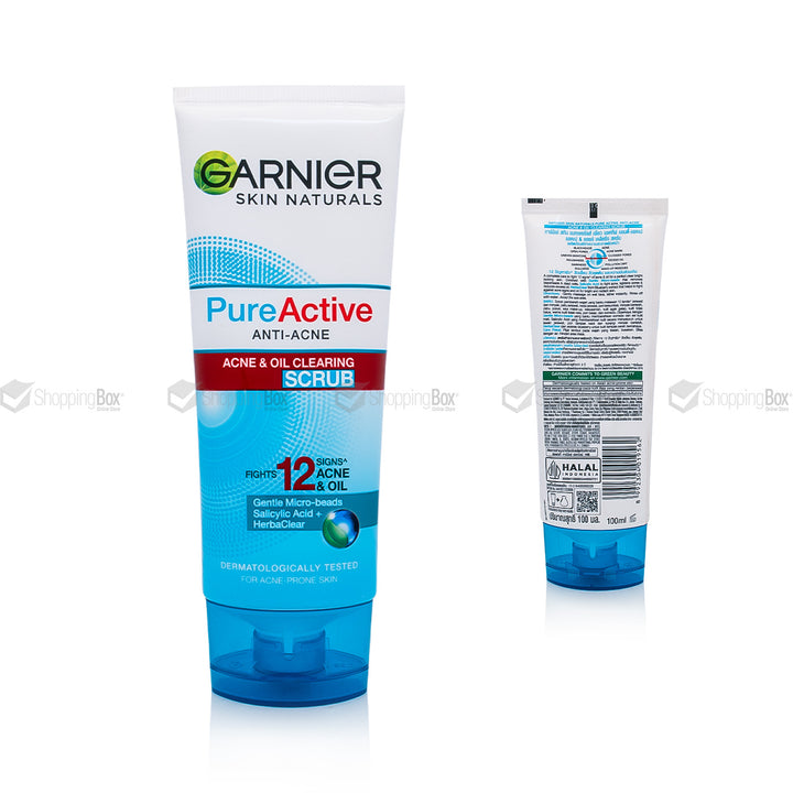 Garnier Pure Active Anti-Acne Acne & Oil Clearing Scrub 100ml