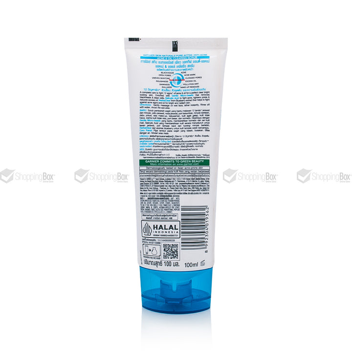Deep cleansing scrub for oily acne-prone skin