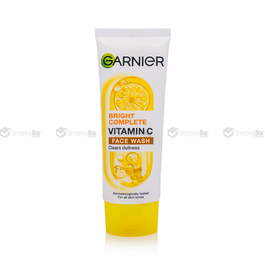 Garnier Bright Complete Vitamin C Face Wash – 100ml