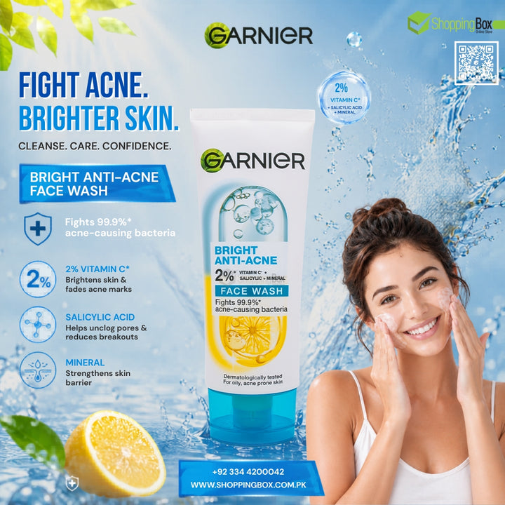 📸 Garnier face wash for clearer healthier-looking skin