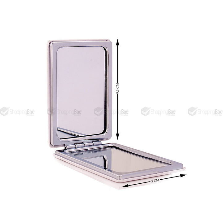 MIRROR RECTANGLE SHAPE FACE COVER BLACK & WHITE