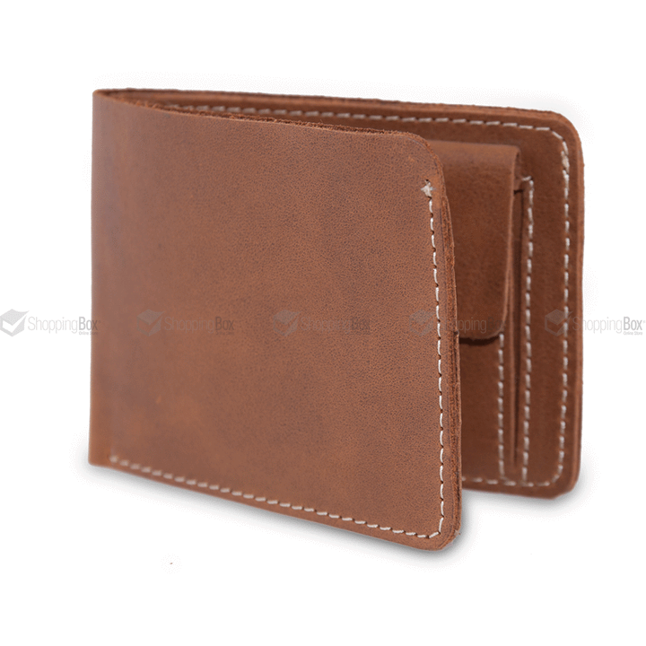 MEN’S WALLET BROWN REAL COW LEATHER