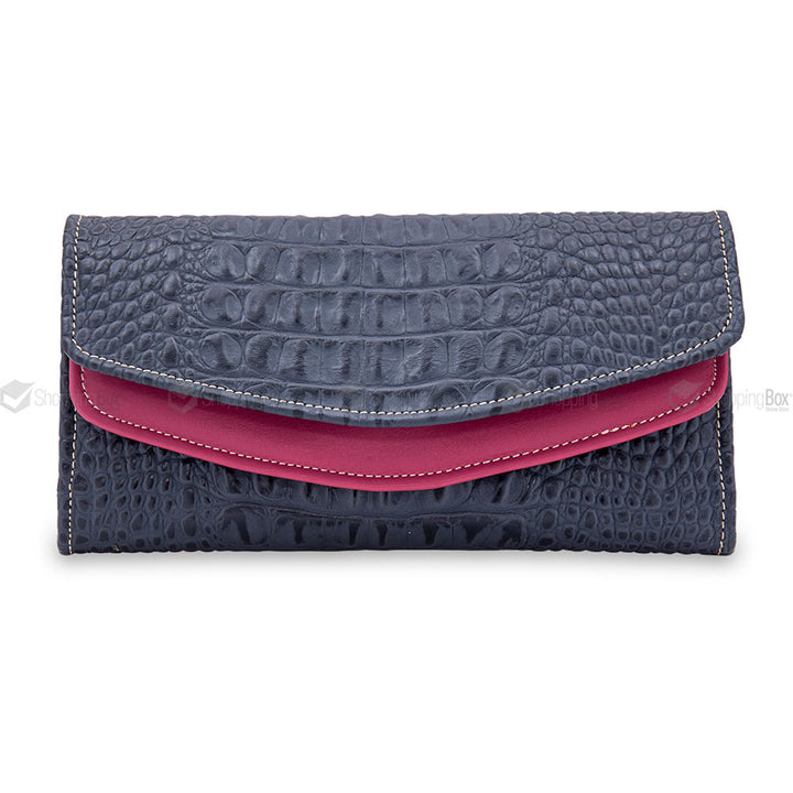 WOMEN’S CLUTCH CROCODILE GRAIN ORIGINAL LEATHER