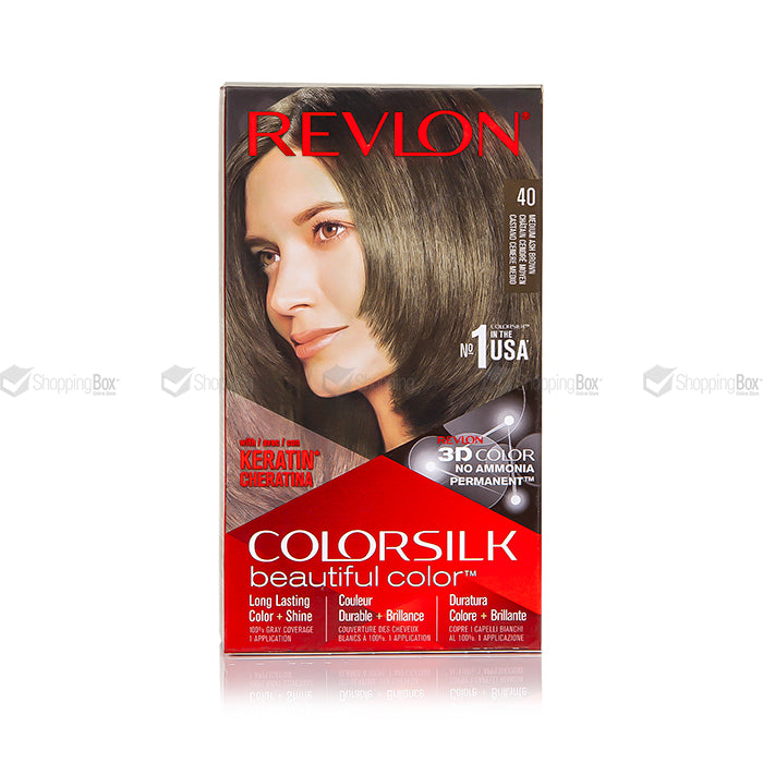 REVLON HAIR COLOR-40 MEDIUM ASH BROWN