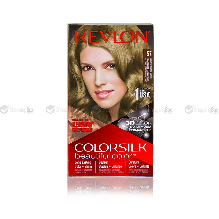 REVLON HAIR COLOR-57 LIGHT GOLDEN BROWN