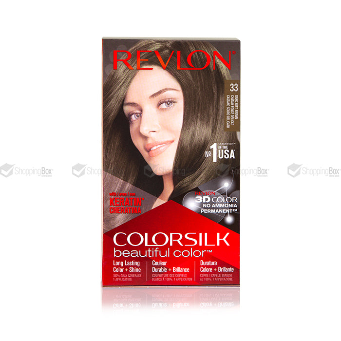 REVLON HAIR COLOR-33 DARK SOFF BROWN