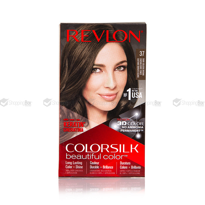 REVLON HAIR COLOR-37 DARK GOLDEN BROWN