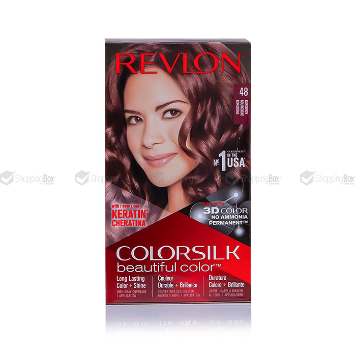 REVLON HAIR COLOR-48 BURGUNDY