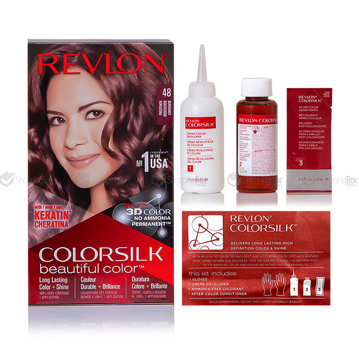 REVLON HAIR COLOR-48 BURGUNDY