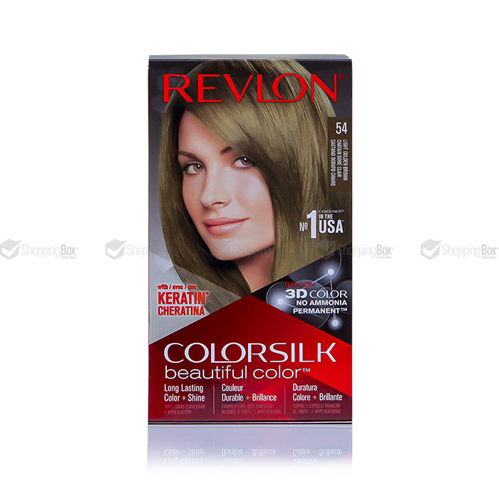 REVLON HAIR COLOR-54 LIGHT GOLDEN BROWN