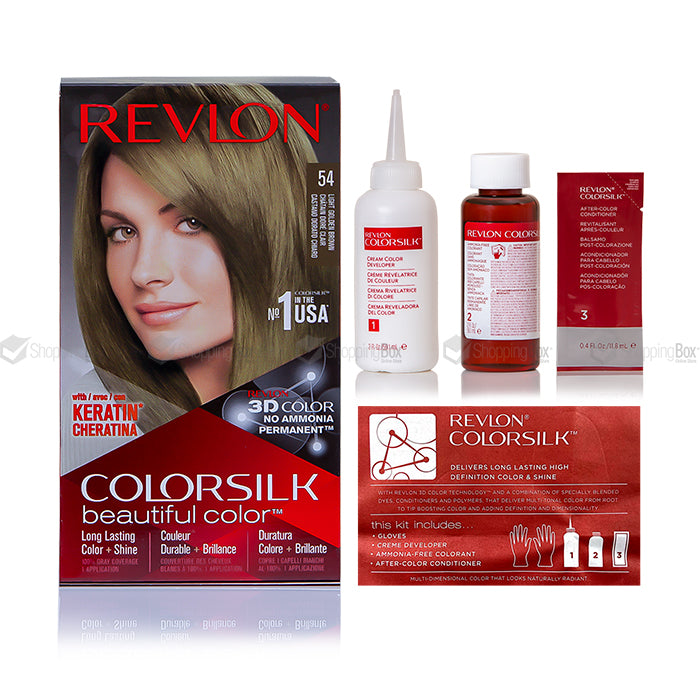 REVLON HAIR COLOR-54 LIGHT GOLDEN BROWN