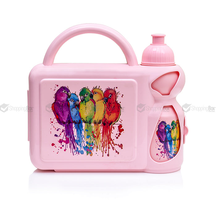 BEAUTIFUL BIRD'S STICKER KIDS LUNCH BOX