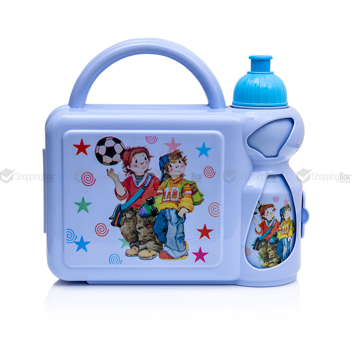 COLORFUL FRIENDS STICKER KIDS LUNCH BOX