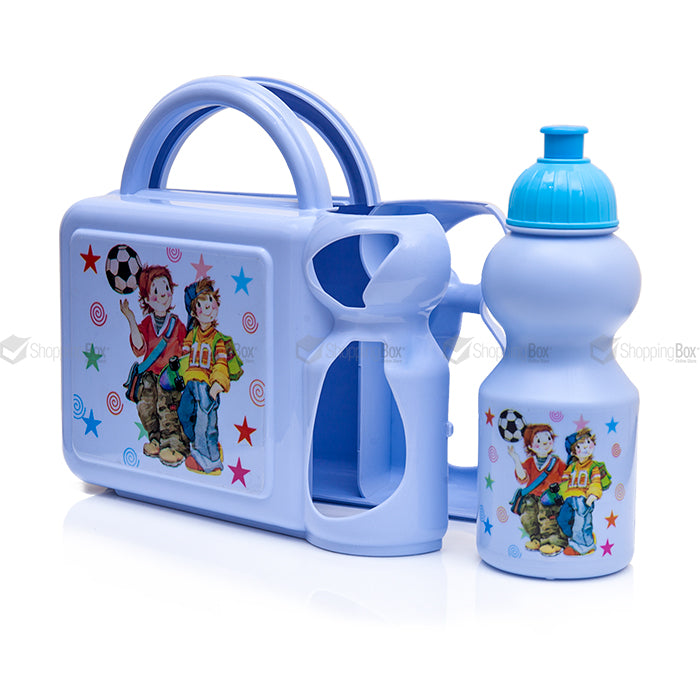 COLORFUL FRIENDS STICKER KIDS LUNCH BOX