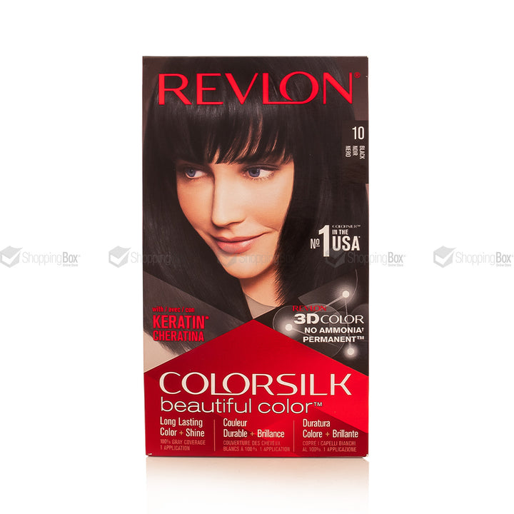 Box Packing Revlon Hair Color Slik 10