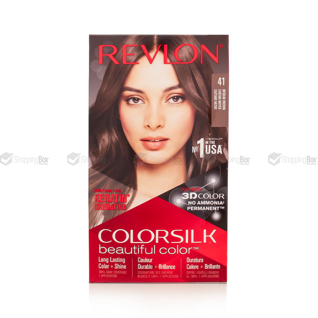 Revlon Color Silk Beautiful Color – 41 Medium Brown