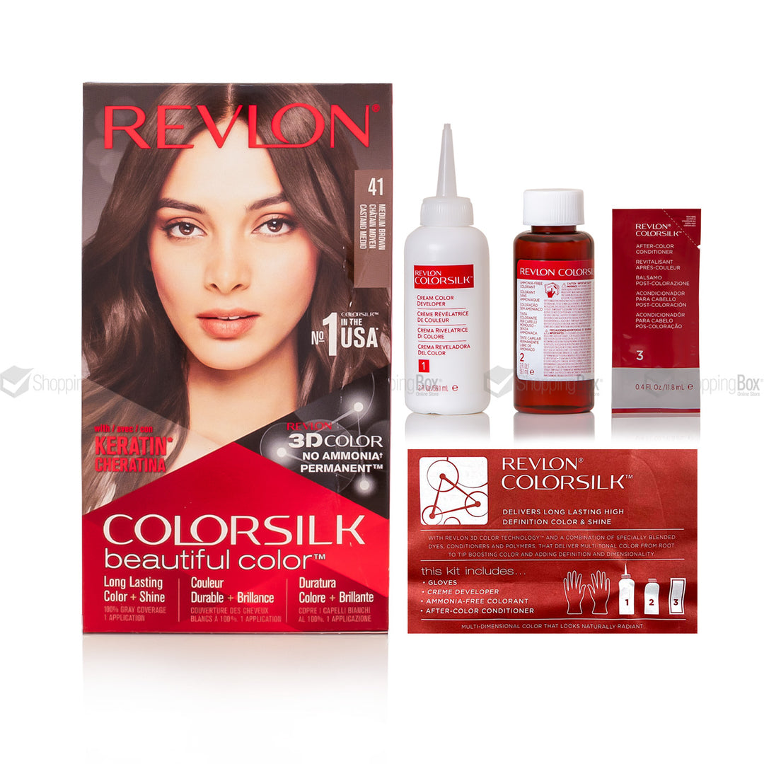 Revlon Color Silk Beautiful Color – 41 Medium Brown