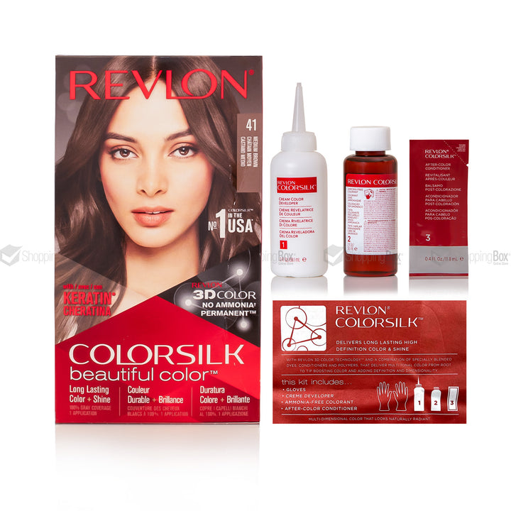 Revlon Color Silk Beautiful Color – 41 Medium Brown