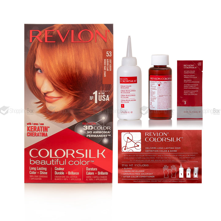 Revlon Color Silk Beautiful Color – 53 Light Auburn