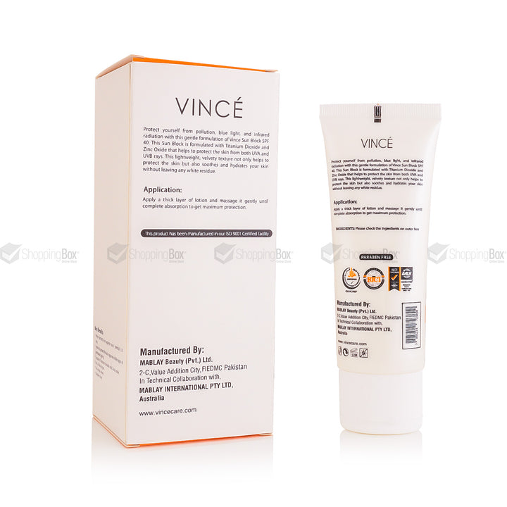 VINCE SUNBLOCK SPF 40