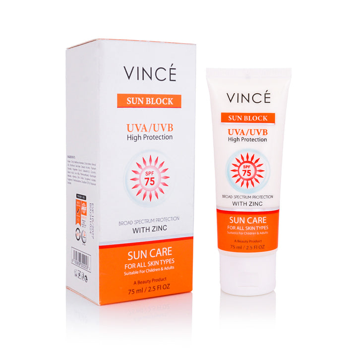 Vince Sunblock SPF 75 – Advanced, High-Level Sun Protection